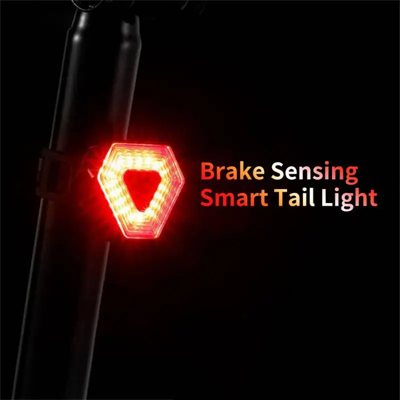 Intelligent Bicycle Rear Light 6 Modes Auto Start Stop Brake Waterproof Intelligent Sensor Light USB Charging Cycling Taillight
Intelligent Bicycle Rear Light 6 Modes Auto Start Stop Brake Waterproof Intelligent Sensor Light USB Charging Cycling Taillight