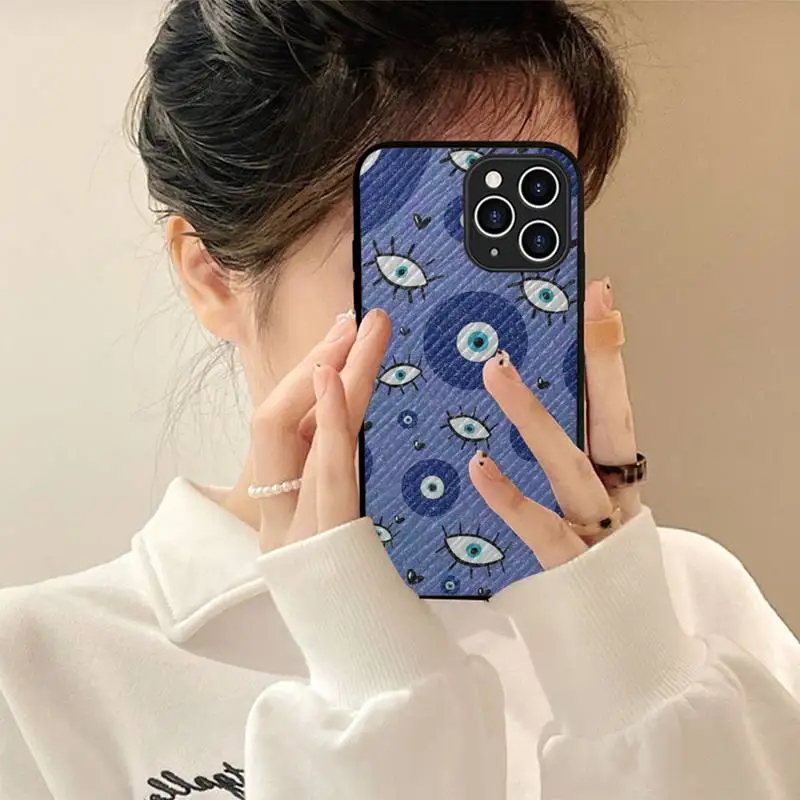 Blue Evil Eye Abstract Phone Case Hard Leather Case for iPhone 11 12 13 Mini Pro Max 8 7 Plus SE 2020 X XR XS Coque
Blue Evil Eye Abstract Phone Case Hard Leather Case for iPhone 11 12 13 Mini Pro Max 8 7 Plus SE 2020 X XR XS Coque