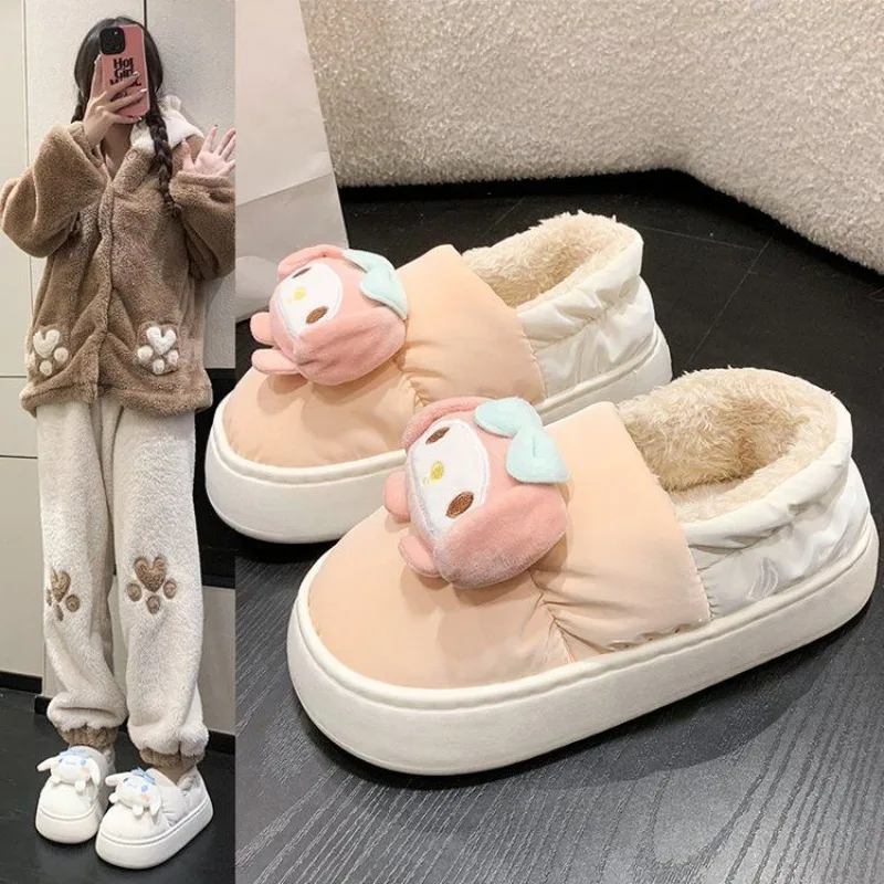 Anime Sanrio Pompompurin Cinnamoroll Cotton Slippers Kawaii My Melody Kuromi Fall and Winter Home Non-slip Warm Cotton Shoes
Anime Sanrio Pompompurin Cinnamoroll Cotton Slippers Kawaii My Melody Kuromi Fall and Winter Home Non-slip Warm Cotton Shoes