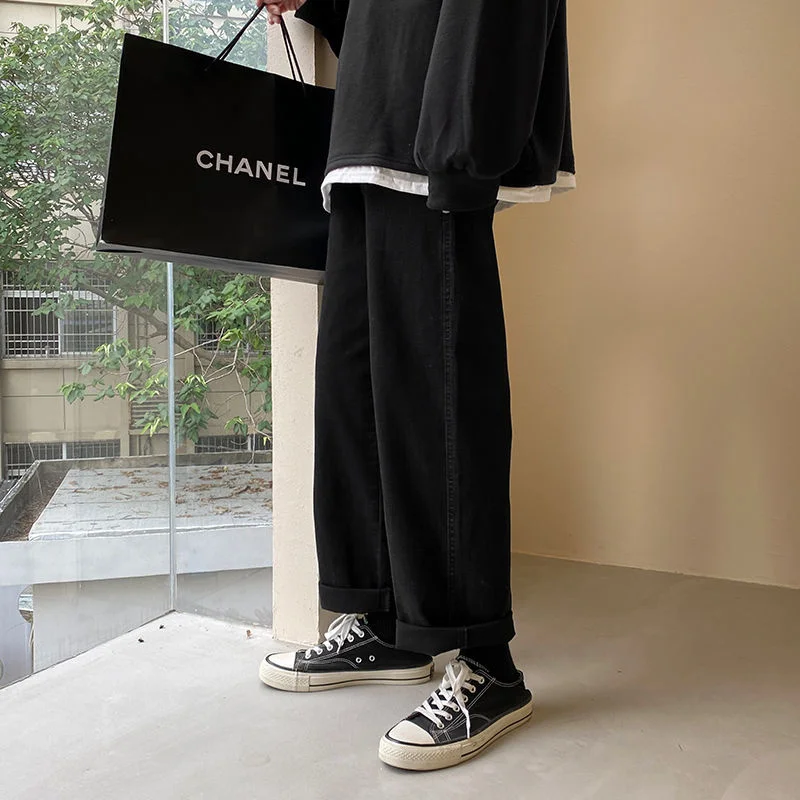 Solid Color Jeans Mens Casual All-match Fashion Straight Wide-leg Pants Simple Spring Summer Stretch Denim Pants Thin Oversize
Solid Color Jeans Mens Casual All-match Fashion Straight Wide-leg Pants Simple Spring Summer Stretch Denim Pants Thin Oversize