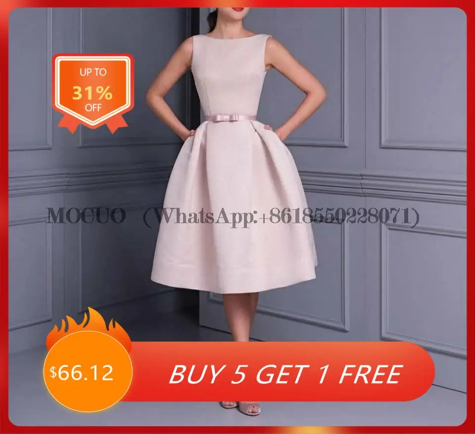 Vintage Pink Satin Evening Dresses with Pockets Sleeveless Zipper Back Pleated Abendkleider Formal Party Gown for Women
Vintage Pink Satin Evening Dresses with Pockets Sleeveless Zipper Back Pleated Abendkleider Formal Party Gown for Women
