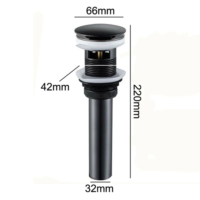 Black Bathroom Sink Pop-up Drain Valve New Drain Plug Tub Fixture Brass Set Black Chrome Washbasin Pop-up Filter
Black Bathroom Sink Pop-up Drain Valve New Drain Plug Tub Fixture Brass Set Black Chrome Washbasin Pop-up Filter
