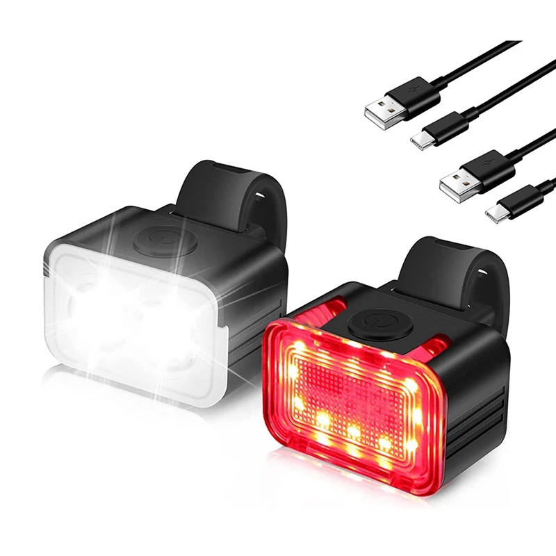 Комплект велосипесветильник фонарей с зарядкой от USB, супер яркие светодиодные фонари для велосипеда 650 мАч, 5/6 режимов светильник щения, стандарт IPX6
Комплект велосипесветильник фонарей с зарядкой от USB, супер яркие светодиодные фонари для велосипеда 650 мАч, 5/6 режимов светильник щения, стандарт IPX6