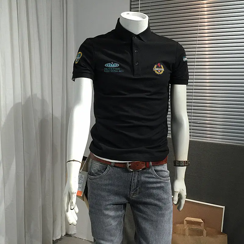 2022 Summer New Men's Men's Lapel Polo Shirt Embroidered Tops For Young And Middle Age Tide Brand Short Sleeve T-shirts New
2022 Summer New Men's Men's Lapel Polo Shirt Embroidered Tops For Young And Middle Age Tide Brand Short Sleeve T-shirts New