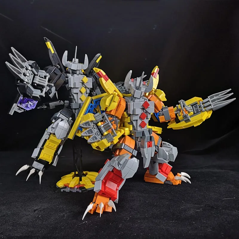 Anime Figure Dolls Building Blocks Children's Toys Digimon War Greymon Metal Greymon Action Soldier Assemble Bricks Kids Toys
Anime Figure Dolls Building Blocks Children's Toys Digimon War Greymon Metal Greymon Action Soldier Assemble Bricks Kids Toys