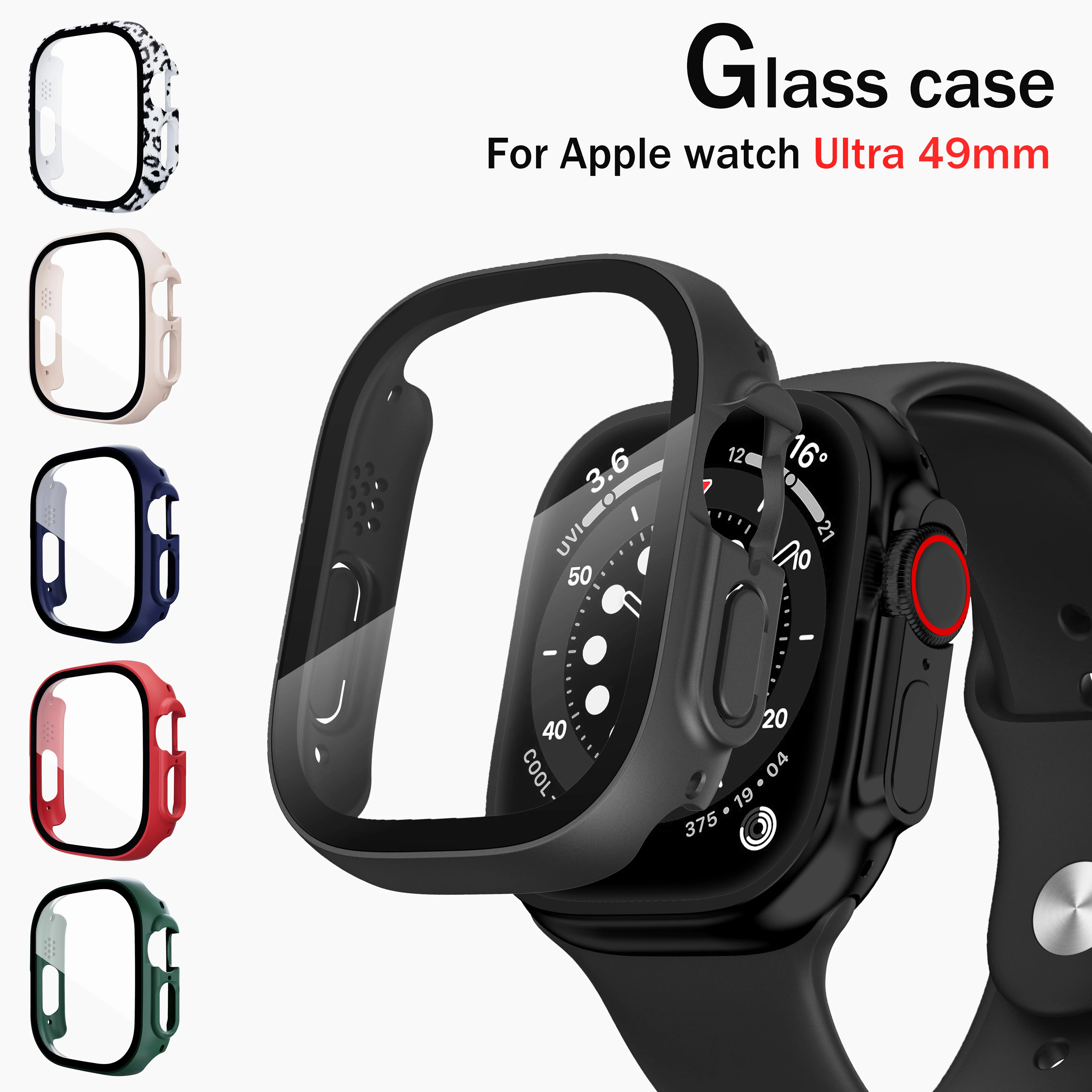 Стекло + крышка для Apple Watch, чехол 49 мм, Защита экрана для смарт-часов из поликарбоната, бампер, закаленный чехол, серия iwatch, ультра аксессуары
Стекло + крышка для Apple Watch, чехол 49 мм, Защита экрана для смарт-часов из поликарбоната, бампер, закаленный чехол, серия iwatch, ультра аксессуары