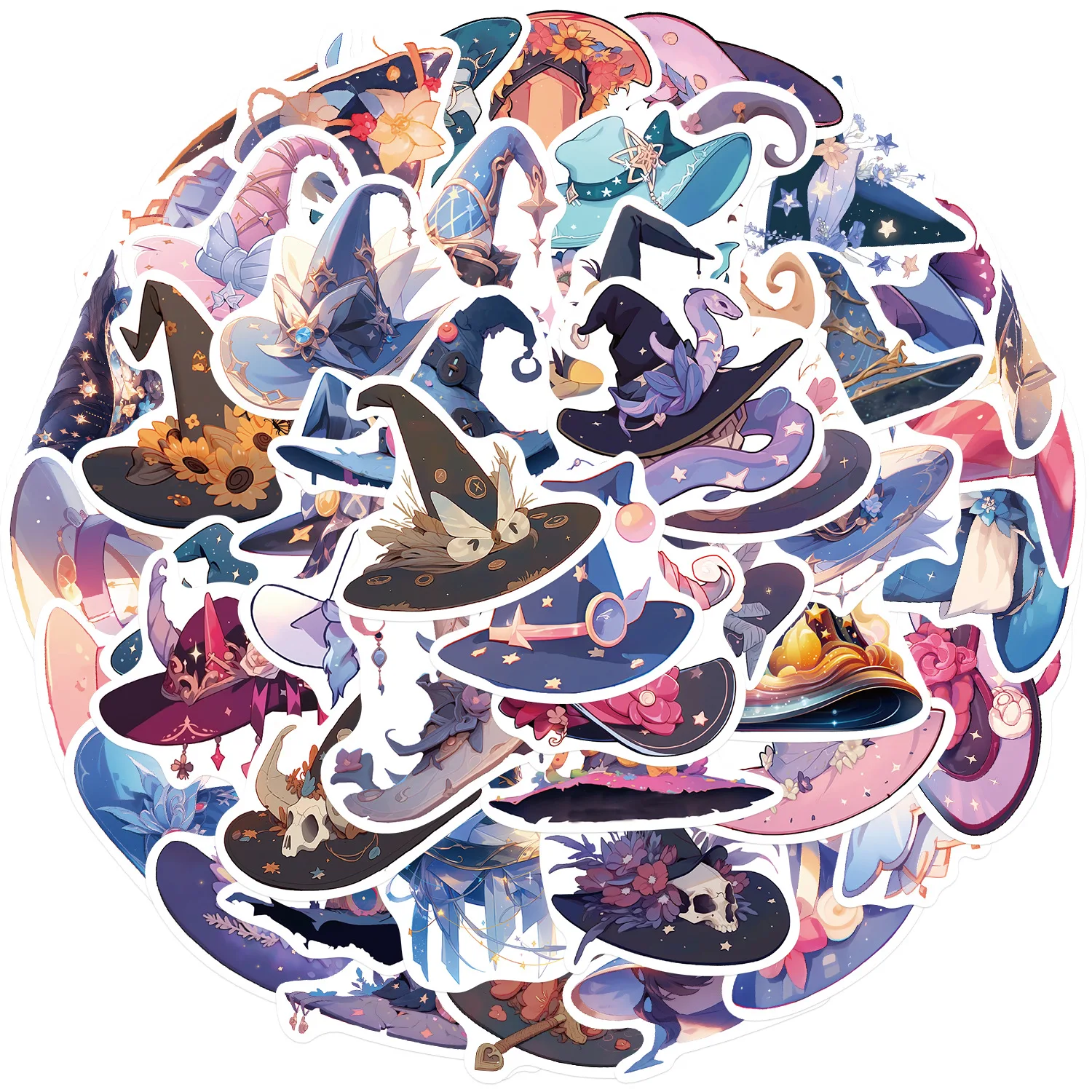 50Pcs Magical Hat Stickers Ornament Skateboard Refrigerator Motorcycle Computer Sticker Child Toy Waterproof Graffiti
50Pcs Magical Hat Stickers Ornament Skateboard Refrigerator Motorcycle Computer Sticker Child Toy Waterproof Graffiti