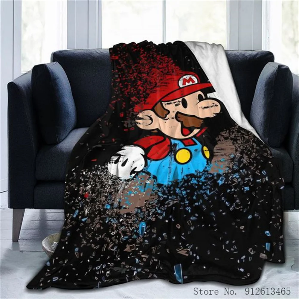 Двухслойное одеяло с принтом Super Mario Bros, фланелевое одеяло из овечьей шерсти с 3D рисунком, теплая кровать с мультяшными персонажами, Осень-зи...
Двухслойное одеяло с принтом Super Mario Bros, фланелевое одеяло из овечьей шерсти с 3D рисунком, теплая кровать с мультяшными персонажами, Осень-зи...