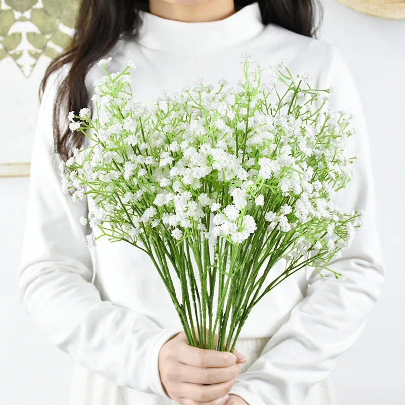 1Pcs Gypsophila White Babys Breath Artificial Flowers Branch DIY Home Engagement Wedding Decoration Bride Bouquet Birthday Gift
1Pcs Gypsophila White Babys Breath Artificial Flowers Branch DIY Home Engagement Wedding Decoration Bride Bouquet Birthday Gift