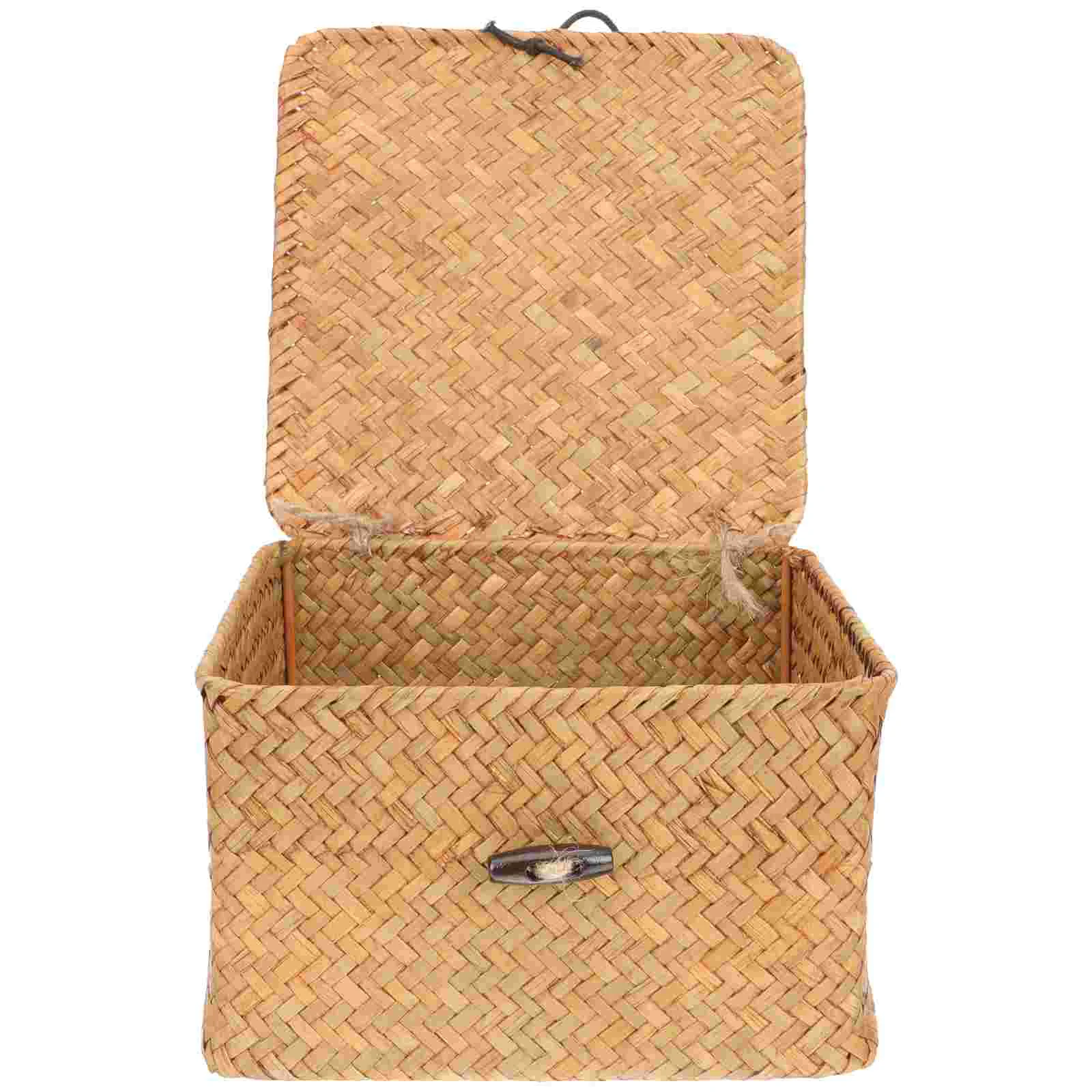 Basket Storage Box Woven Baskets Rattan Wicker Straw Toy Flower Snack Fruit Shelf Tray Desktop Makeup Countertop Bins Lid
Basket Storage Box Woven Baskets Rattan Wicker Straw Toy Flower Snack Fruit Shelf Tray Desktop Makeup Countertop Bins Lid