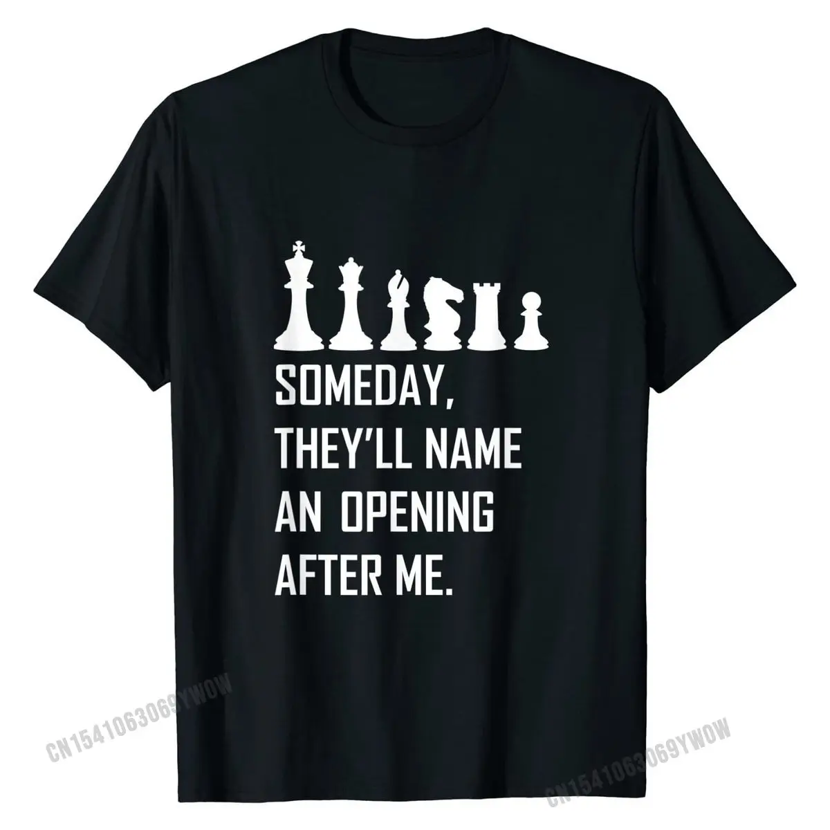 Забавная Шахматная рубашка 1 Хлопковая мужская футболка с надписью открытия