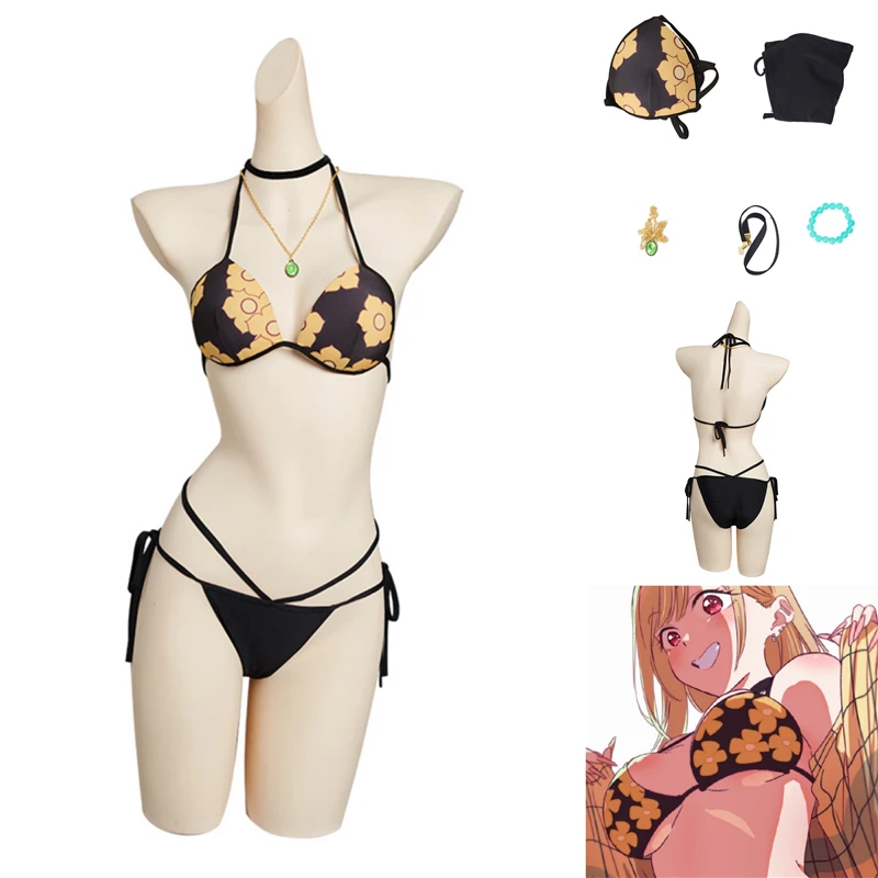 Anime My Dress-Up Darling Marin Kitagawa Swimsuit Cosplay Costume Outfits Swimwear Halloween Carnival Cute Girl Suit
Anime My Dress-Up Darling Marin Kitagawa Swimsuit Cosplay Costume Outfits Swimwear Halloween Carnival Cute Girl Suit