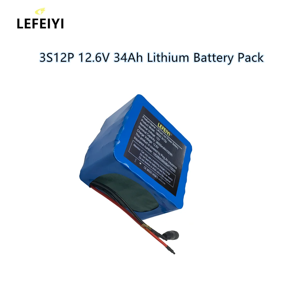 Литиевый аккумулятор 12 В, 34 Ач, 3 шага, 12P для инвертора, ксеноновая лампа, освещение улицы, освещение автомобиля и т. Д.
Литиевый аккумулятор 12 В, 34 Ач, 3 шага, 12P для инвертора, ксеноновая лампа, освещение улицы, освещение автомобиля и т. Д.