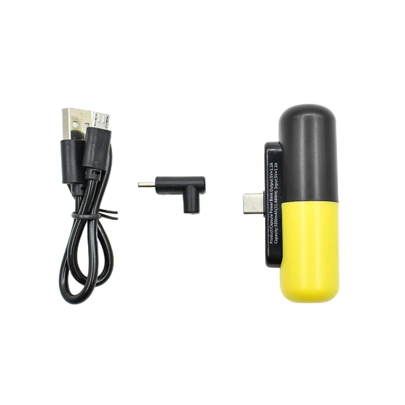 Mini Ultra-Compact Capsule Power Bank for Oculus Quest 1 /2 Glasses Easy to Take
Mini Ultra-Compact Capsule Power Bank for Oculus Quest 1 /2 Glasses Easy to Take