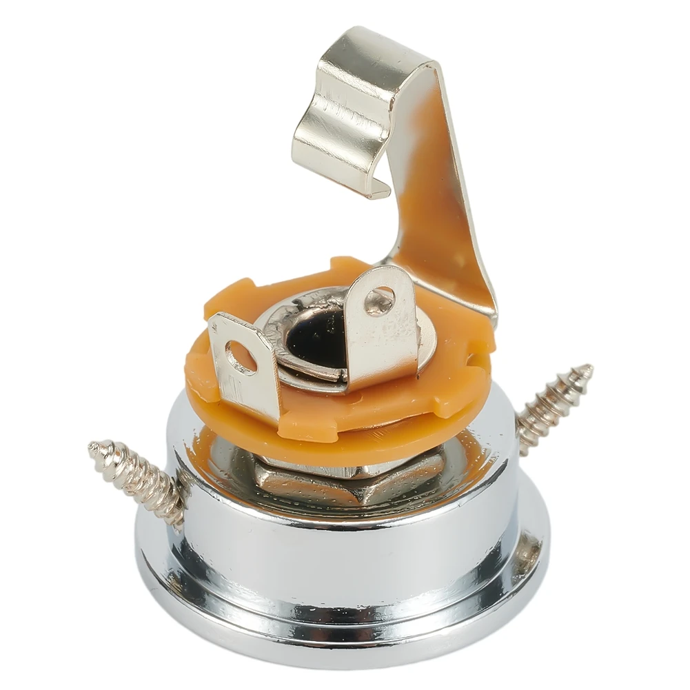Guitar Electro Sockets Jack Plate Holder For Tele Electric Guitar Accessories Thickened Round Cup Metal Electrosocket 30x26mm
Guitar Electro Sockets Jack Plate Holder For Tele Electric Guitar Accessories Thickened Round Cup Metal Electrosocket 30x26mm