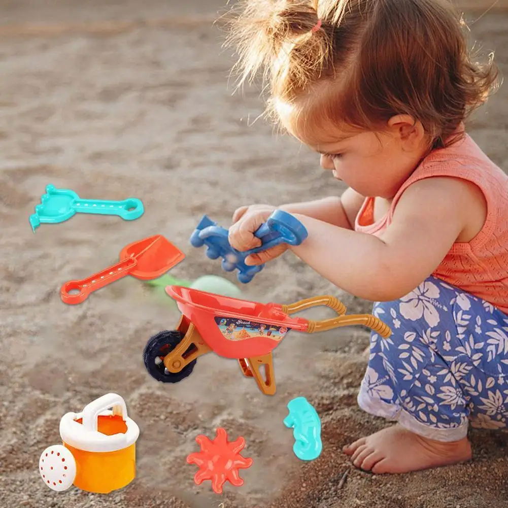 Baby Beach Toys Baby Beach Game Toy Children Trolley Shovel Sprinkler Toys Kit For Beach Play Sand Water Play Cart Summer K4T4
Baby Beach Toys Baby Beach Game Toy Children Trolley Shovel Sprinkler Toys Kit For Beach Play Sand Water Play Cart Summer K4T4