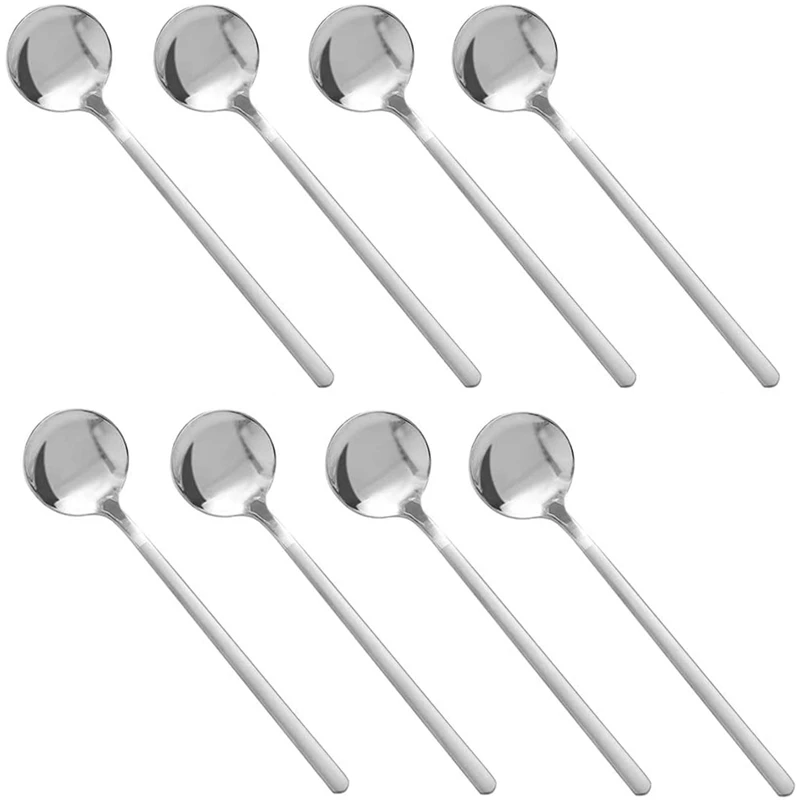 8pcs Gold Plated Stainless Steel Espresso Spoons Mini Teaspoons Set for Coffee Sugar Dessert Cake Ice Cream Soup 
8pcs Gold Plated Stainless Steel Espresso Spoons Mini Teaspoons Set for Coffee Sugar Dessert Cake Ice Cream Soup