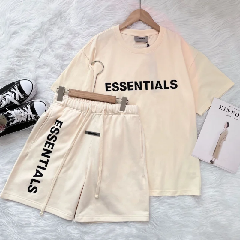 Men's Essentials Sets Cotton Letters Patch Oversized T-shirt Drawstring Elastic Waist Loose Shorts Summer Couple Suit Streetwear
Men's Essentials Sets Cotton Letters Patch Oversized T-shirt Drawstring Elastic Waist Loose Shorts Summer Couple Suit Streetwear