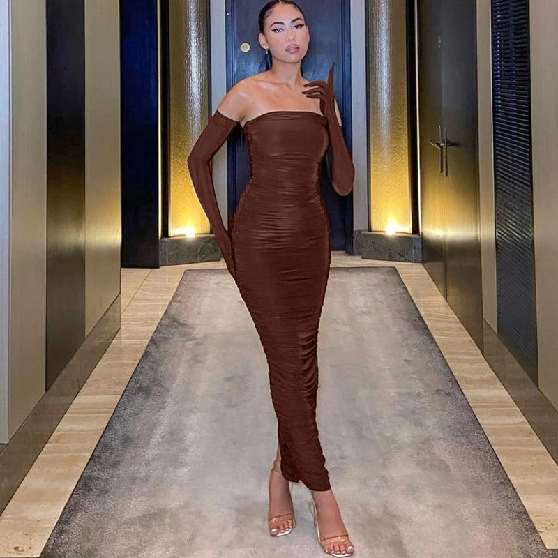 Zoctuo Elegant Ruffles Sexy Y2K Clothes Backless Side Slit Tube Bodycon Maxi Dress 2022 Outfit Club Party Evening Prom Birthday
Zoctuo Elegant Ruffles Sexy Y2K Clothes Backless Side Slit Tube Bodycon Maxi Dress 2022 Outfit Club Party Evening Prom Birthday