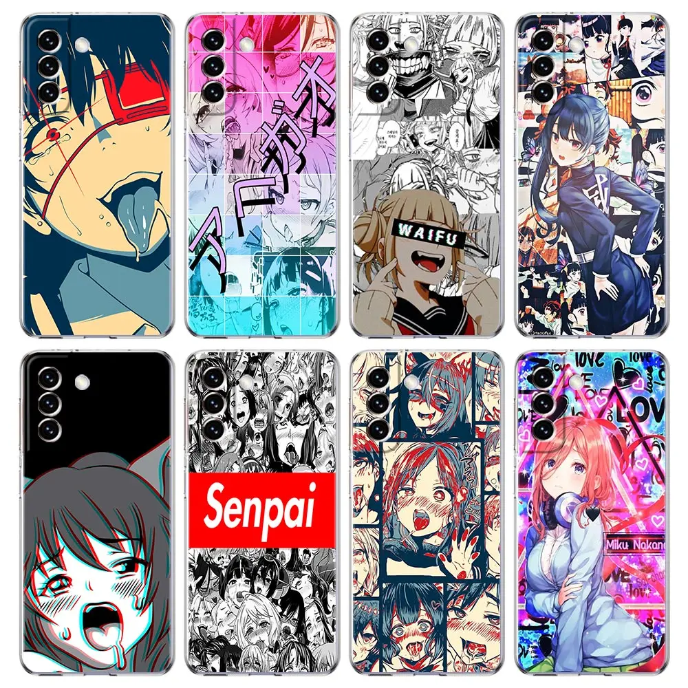 Ahegao Manga Girl Anime Clear Soft Case For Samsung Galaxy S20 FE S21 S22 Ultra S10 S9 Plus S10e Note 20 10 Lite Phone Cover
Ahegao Manga Girl Anime Clear Soft Case For Samsung Galaxy S20 FE S21 S22 Ultra S10 S9 Plus S10e Note 20 10 Lite Phone Cover