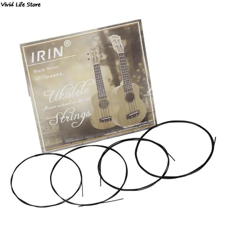 4Pcs Black Nylon Ukulele Strings Replacement Part For 21 Inch 23 Inch 26 Inch Stringed Instrument
4Pcs Black Nylon Ukulele Strings Replacement Part For 21 Inch 23 Inch 26 Inch Stringed Instrument