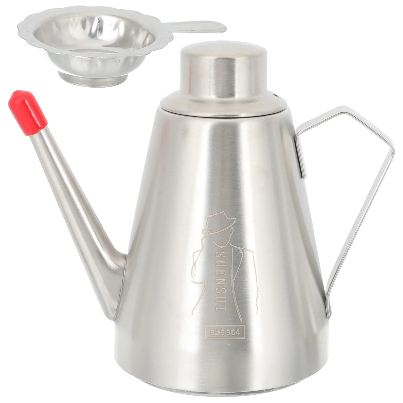 Oil Dispenser Bottle Olive Sauce Vinegar Container Soy Cruet Seasoning Ponzu Pot Japanese Washable Shoyu Kitchen Metal Cooking
Oil Dispenser Bottle Olive Sauce Vinegar Container Soy Cruet Seasoning Ponzu Pot Japanese Washable Shoyu Kitchen Metal Cooking
