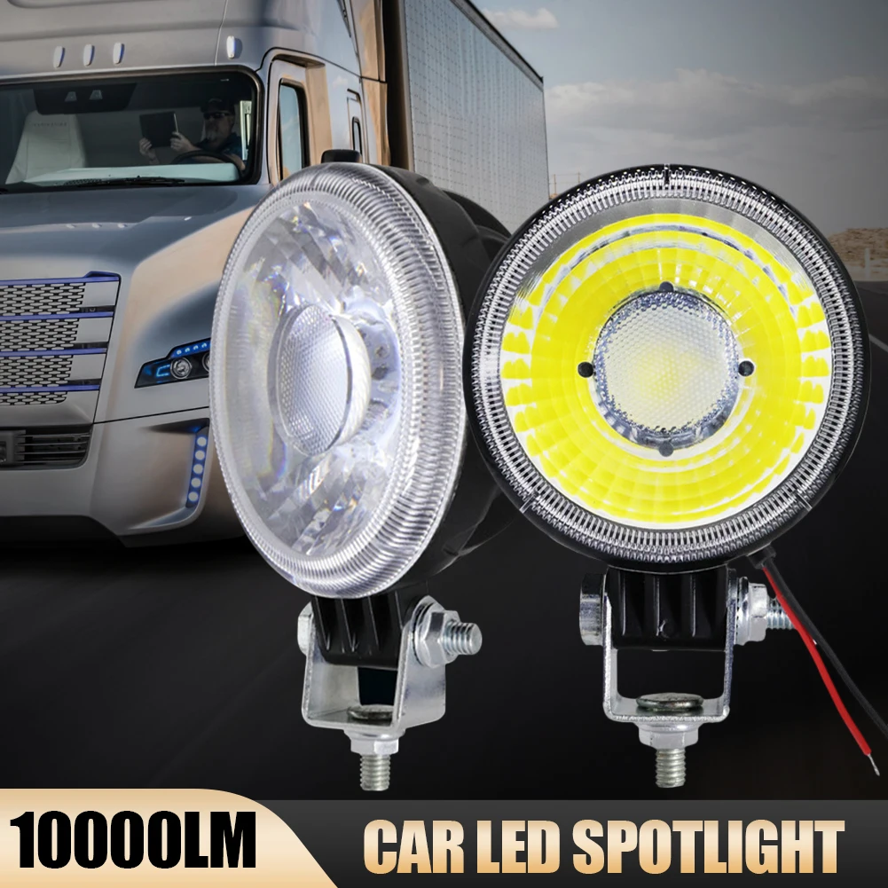 LED Work Light Bar 60W Round COB Spotlight DRL Car Light For 4x4 LED Bar Offroad SUV ATV Truck Motorcycles Excavator White Amber
LED Work Light Bar 60W Round COB Spotlight DRL Car Light For 4x4 LED Bar Offroad SUV ATV Truck Motorcycles Excavator White Amber