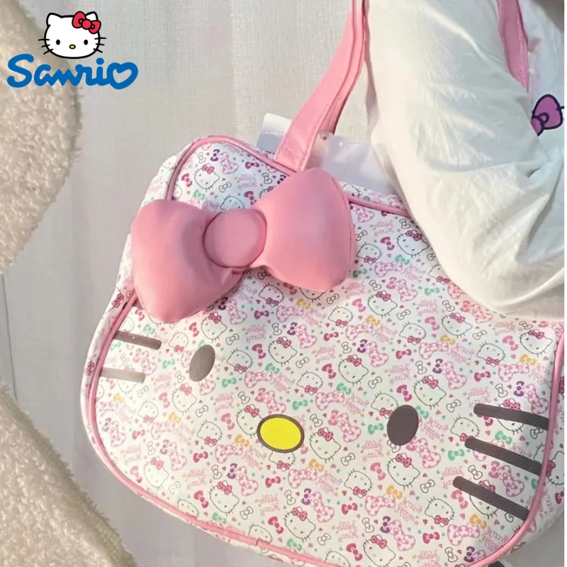 Sanrio Hello Kitty Japaness Y2k Bag For Women Pu Leather Large Capacity Travel Shoulder Bag Girl Fashion Pink Print Schoolbag
Sanrio Hello Kitty Japaness Y2k Bag For Women Pu Leather Large Capacity Travel Shoulder Bag Girl Fashion Pink Print Schoolbag