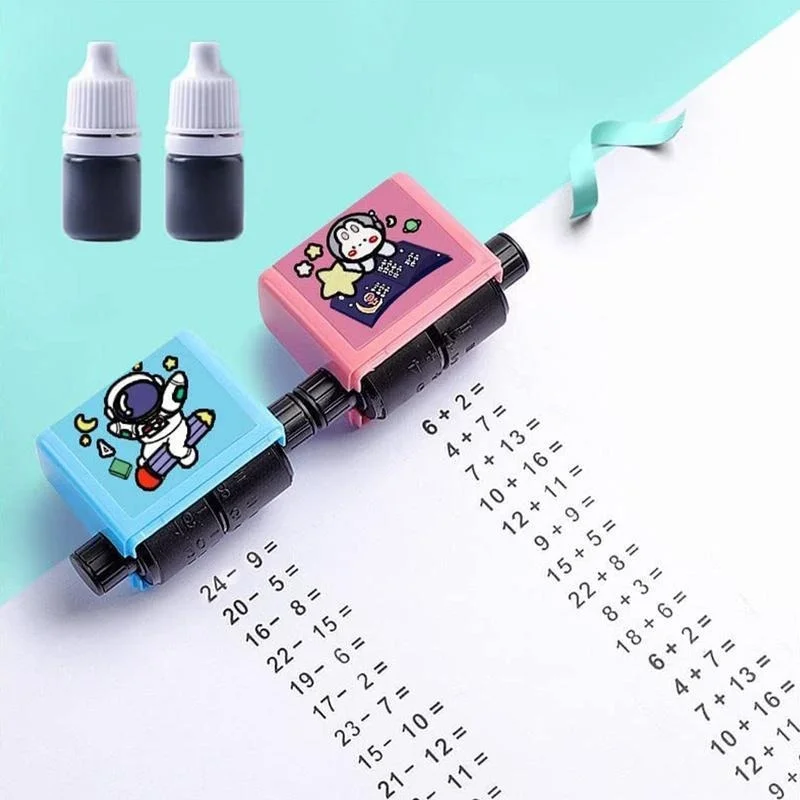 Addition and Subtraction Seal Arithmetic Artifact 100 Pupils Maths Practice Arithmetic Stamp Teaching Questions Roller Type
Addition and Subtraction Seal Arithmetic Artifact 100 Pupils Maths Practice Arithmetic Stamp Teaching Questions Roller Type
