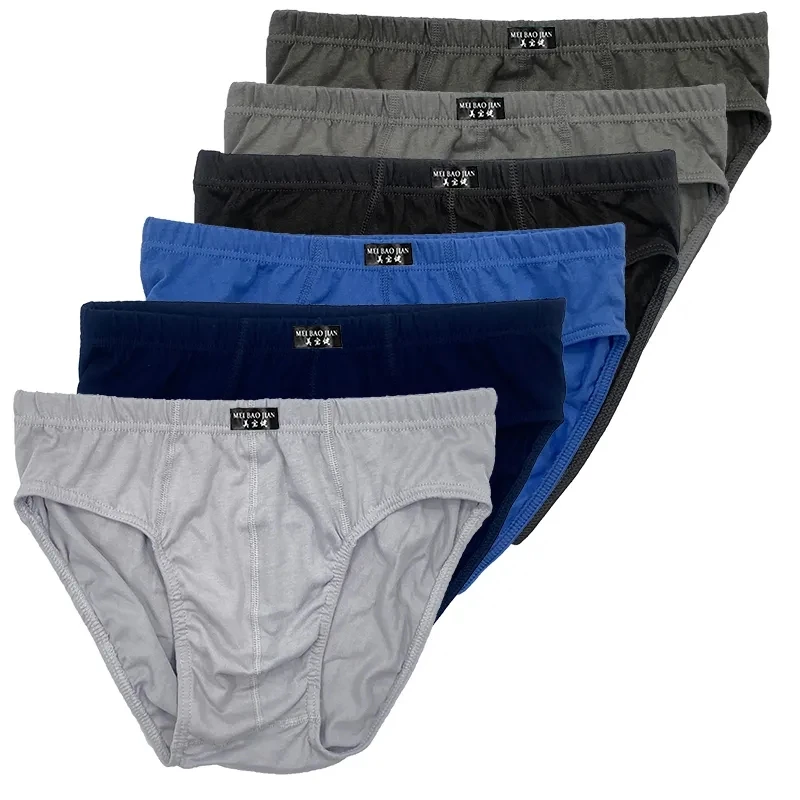 6Pcs/Lot Men's Underwear Pure Cotton Briefs Waist Solid Color Pants Loose Underpants Plus Hypertrophy Code Fat Pants.
6Pcs/Lot Men's Underwear Pure Cotton Briefs Waist Solid Color Pants Loose Underpants Plus Hypertrophy Code Fat Pants.