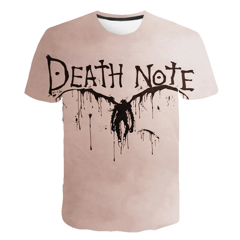 Death Note T-shirt Men Women Summer Casual Short Sleeve Cartoon Tee Tops Fashion Anime Harajuku Streetwear 3D Print T Shirt Tops
Death Note T-shirt Men Women Summer Casual Short Sleeve Cartoon Tee Tops Fashion Anime Harajuku Streetwear 3D Print T Shirt Tops