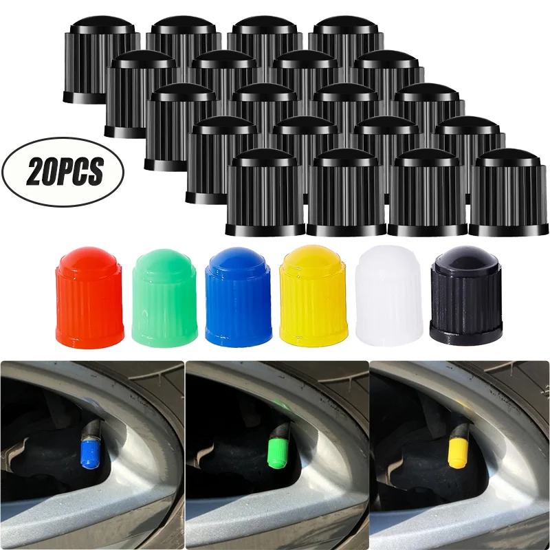20PCS/set Plastic Car Wheel Tire Valve Caps High Quality Tyre Dust Stem Covers Airtight Stem Air Caps for Truck Bike Motorcycle
20PCS/set Plastic Car Wheel Tire Valve Caps High Quality Tyre Dust Stem Covers Airtight Stem Air Caps for Truck Bike Motorcycle