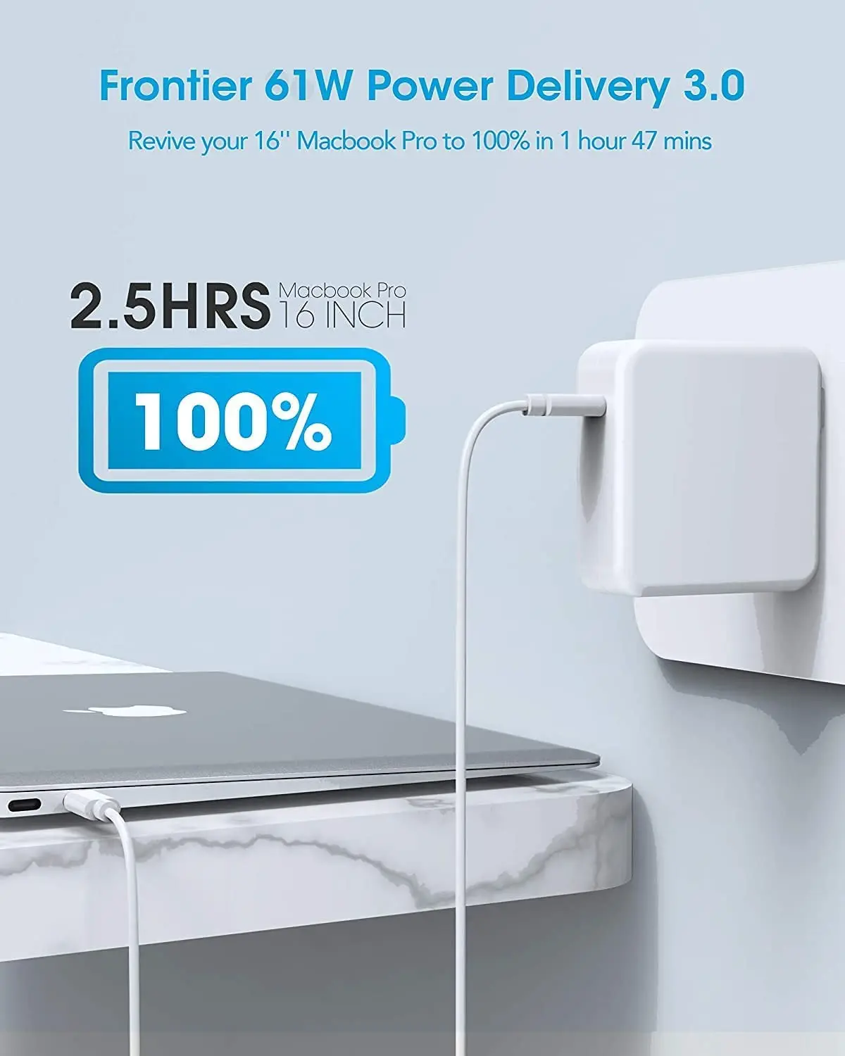 30W 61W 67W USB-C Laptop Power Adapter Type-C PD Charger For Macbook Pro After 2016 Air 13 inch ,Samsung, Lenovo, Acer, Dell
30W 61W 67W USB-C Laptop Power Adapter Type-C PD Charger For Macbook Pro After 2016 Air 13 inch ,Samsung, Lenovo, Acer, Dell