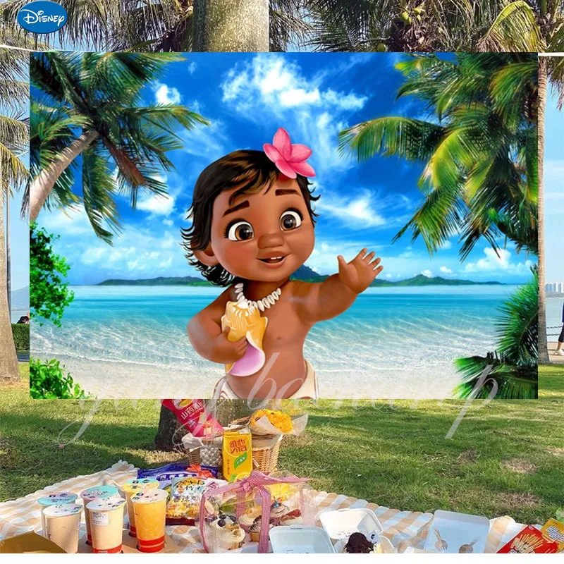 Moana Backdrop Summer Beach Girls Birthday Party Baby Shower Custom Photo Background Photocall Prop Banner Decoration Supplies
Moana Backdrop Summer Beach Girls Birthday Party Baby Shower Custom Photo Background Photocall Prop Banner Decoration Supplies