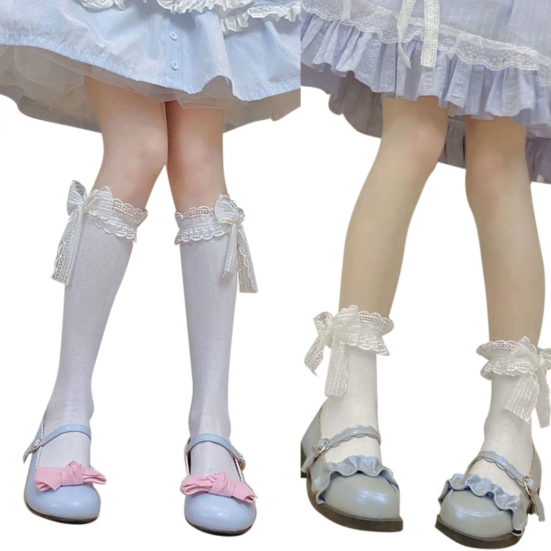 Women White Socks Harajuku Anime Ruffled Lace Trim Sweet Ribbon Bowknot Cosplay Knee High drop shipping
Women White Socks Harajuku Anime Ruffled Lace Trim Sweet Ribbon Bowknot Cosplay Knee High drop shipping