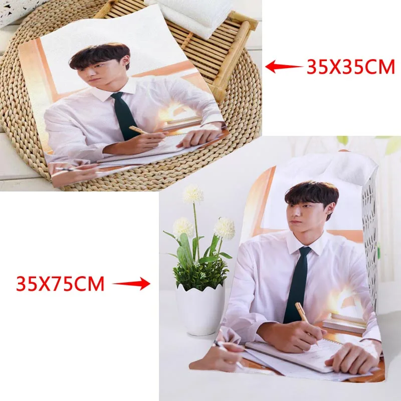 

Полотенца Lee Do Hyun размером 35x35 см, 35x75 см, квадратные, цветочные, хлопчатобумажные полотенца для лица, ткань с пользовательским логотипом