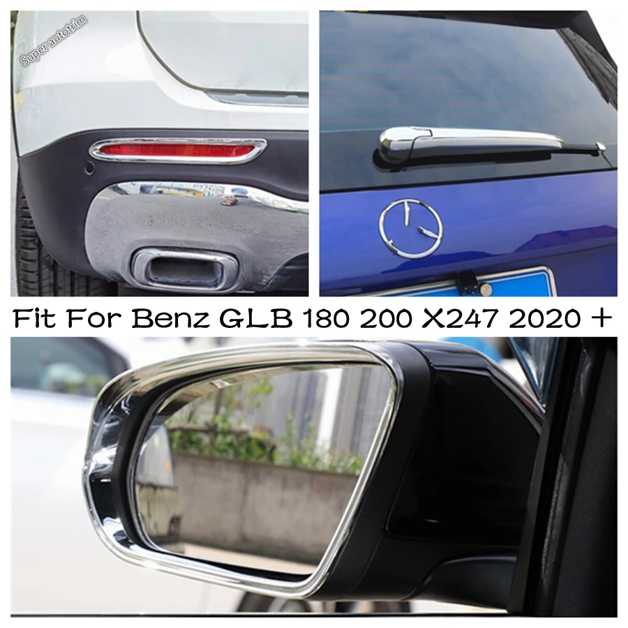 Chrome Rear Fog Lamps / Rearview Mirror Rain Eyebrow Cover Trim Accessories Fit For Mercedes-Benz GLB 180 200 X247 2020 - 2022
Chrome Rear Fog Lamps / Rearview Mirror Rain Eyebrow Cover Trim Accessories Fit For Mercedes-Benz GLB 180 200 X247 2020 - 2022