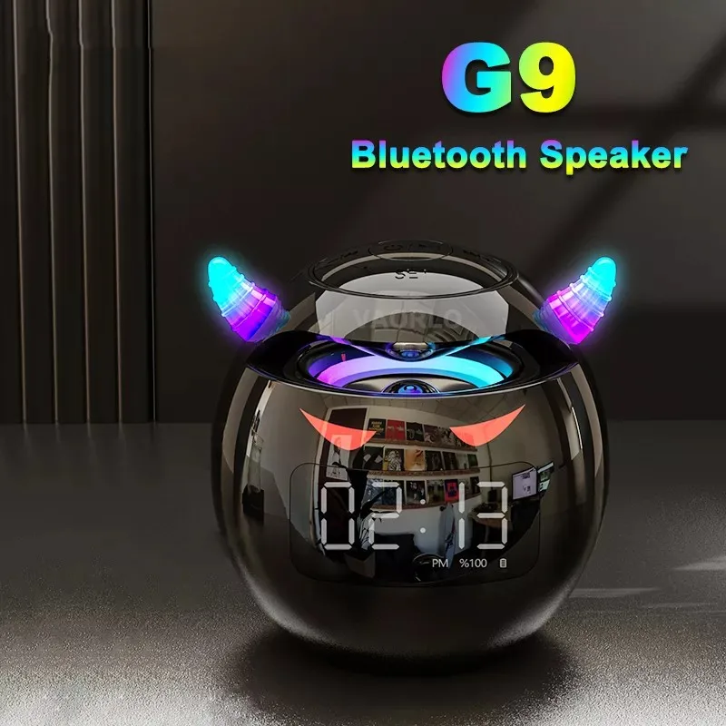 YOVONINE Mini 5.1 Bluetooth Speaker Audio LED Flash Bedside Alarm Clock Subwoofer Music TF Player with HD Mic Hands Free Callin
YOVONINE Mini 5.1 Bluetooth Speaker Audio LED Flash Bedside Alarm Clock Subwoofer Music TF Player with HD Mic Hands Free Callin