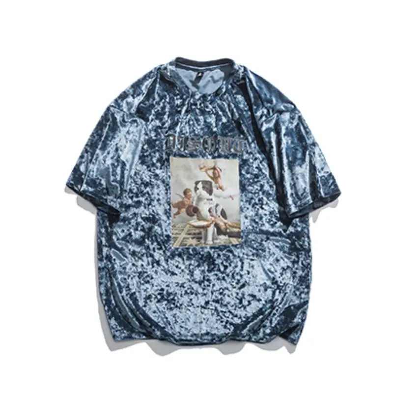 New Casual Trend Cat Angel Printing Short Sleeved Mens T Shirt Tide Kawaii Clothing
New Casual Trend Cat Angel Printing Short Sleeved Mens T Shirt Tide Kawaii Clothing