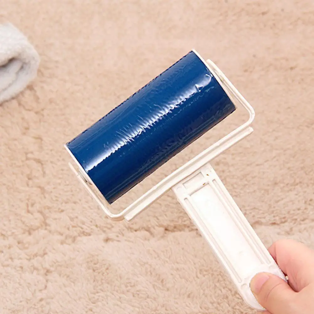

Reusable Pet Hair Cleaner Lint Roller Dust Cleaner Sticking Roller for Clothes Household Dust Wiper Cleaning Brush Tools B3H7