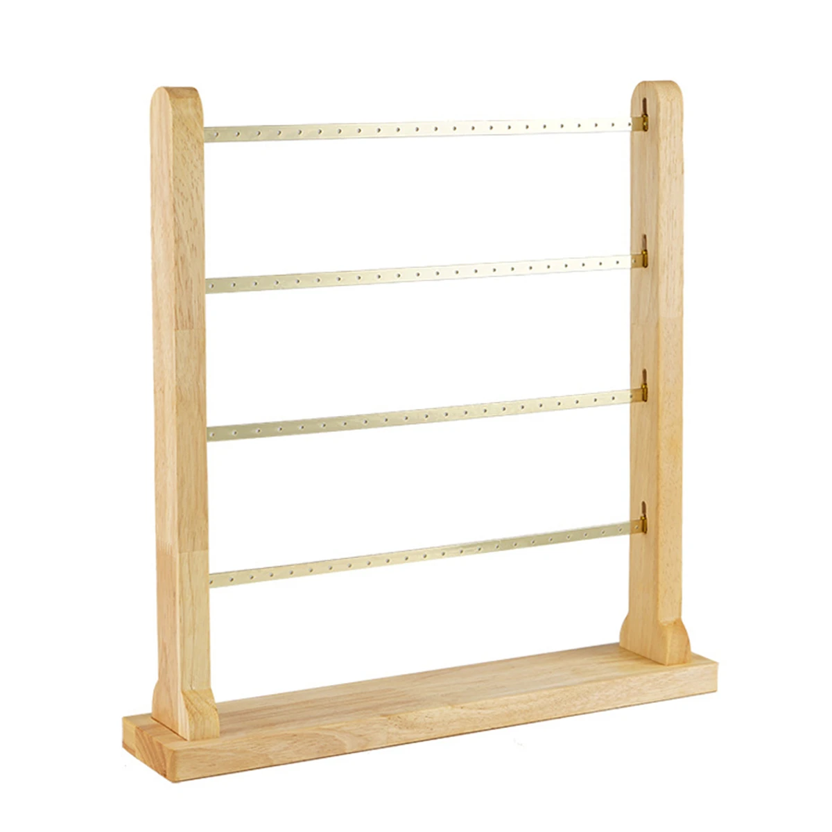 Detachable Metal Earring Organizer Jewelry Holder Stand Necklace Display Storage Rack with Wood Base
Detachable Metal Earring Organizer Jewelry Holder Stand Necklace Display Storage Rack with Wood Base