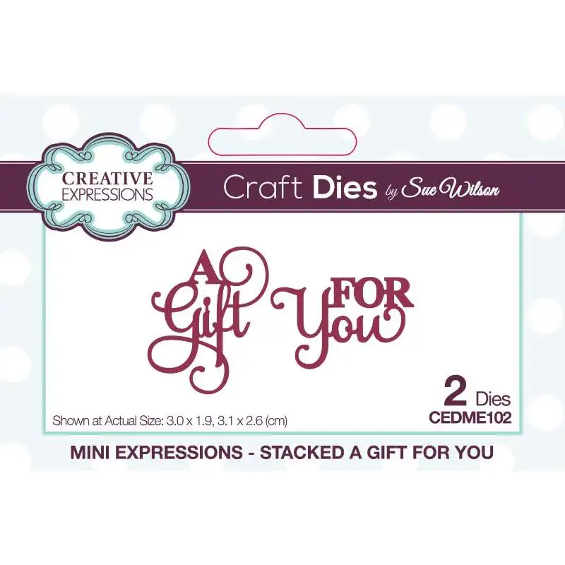 A Gift For You Craft Metal Cutting Dies for DIY Scrapbooking Crafts Dies Cut Maker Photo Album Template Handmade Decoration
A Gift For You Craft Metal Cutting Dies for DIY Scrapbooking Crafts Dies Cut Maker Photo Album Template Handmade Decoration