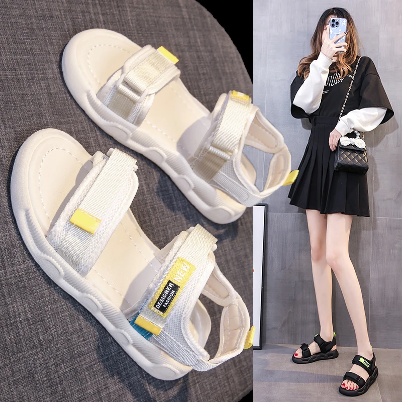 2022 New Summer Women Sandals Beach Fashion Student Sandals Outdoor Street Summer Height Increasing Pretty Green Flat Shoes
2022 New Summer Women Sandals Beach Fashion Student Sandals Outdoor Street Summer Height Increasing Pretty Green Flat Shoes