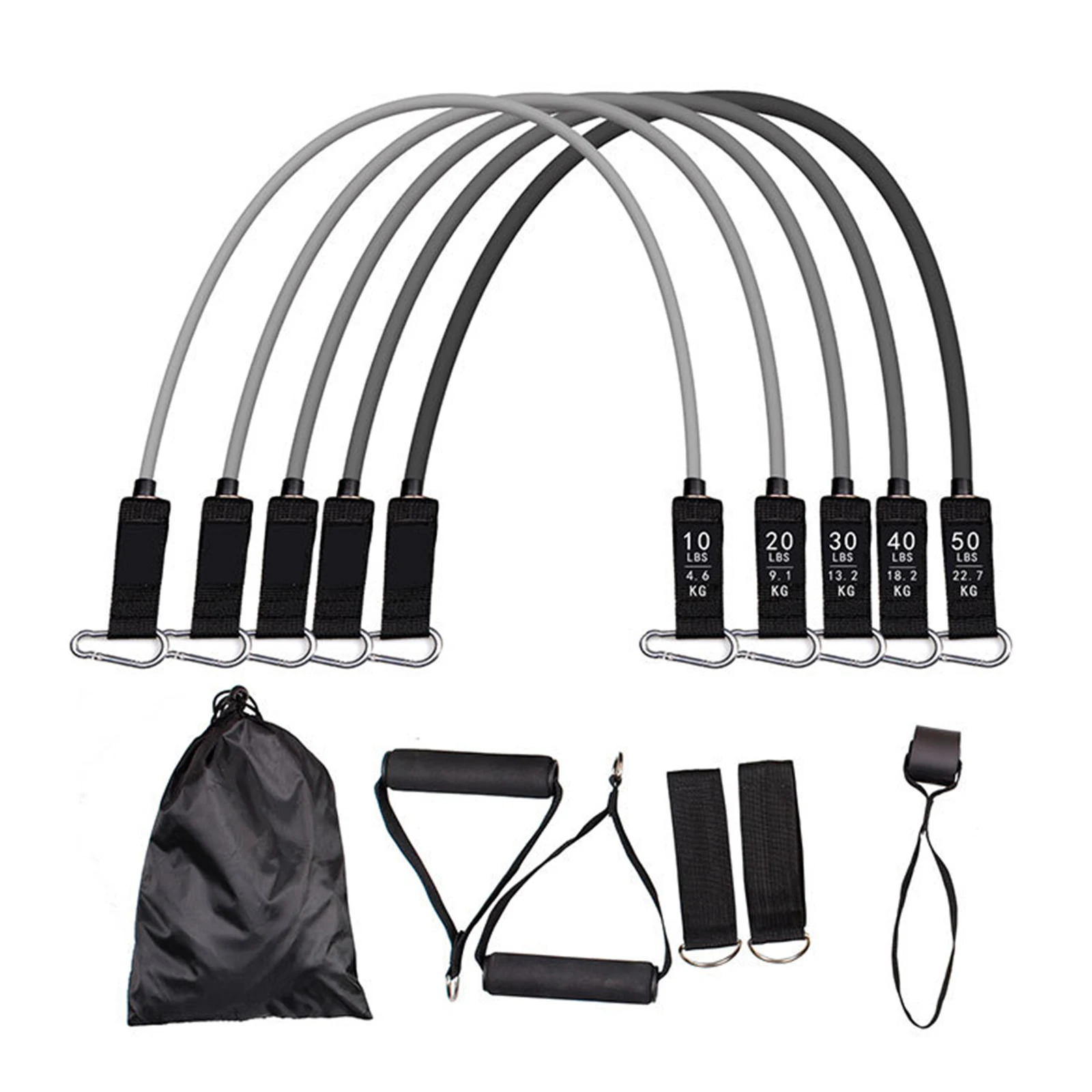 11pcs Resistance Bands Set Men Women Exercise Bands with Door Anchor Handle Grapplers for Physical Training 150lbs
11pcs Resistance Bands Set Men Women Exercise Bands with Door Anchor Handle Grapplers for Physical Training 150lbs