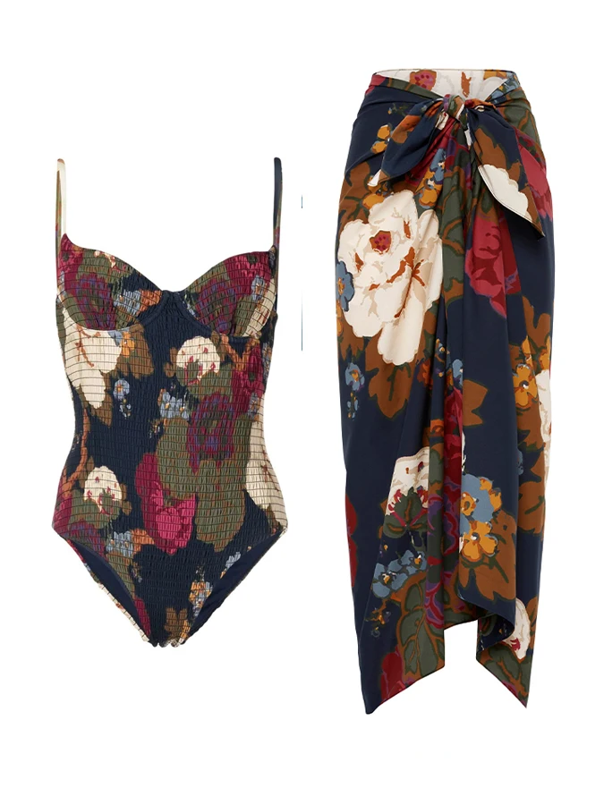 Vintage Flower Print 2023 New Swimwear Summer Female Fashion One Piece Swimsuit And Cover Up Beach Wear Bodysuit Vacation Sexy
Vintage Flower Print 2023 New Swimwear Summer Female Fashion One Piece Swimsuit And Cover Up Beach Wear Bodysuit Vacation Sexy