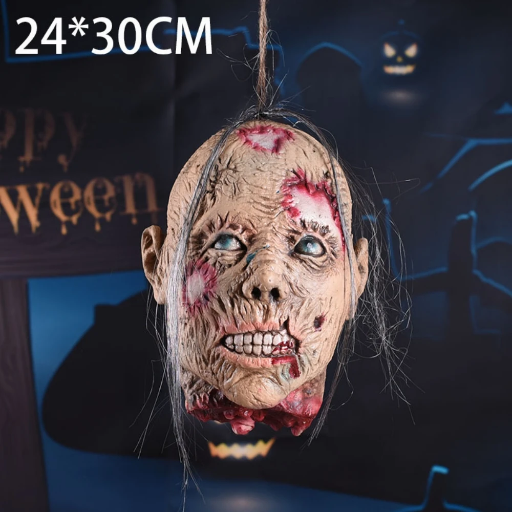 Halloween Scary Bloody Cut Off Ghost Head Prop Hair Horror Hanging Haunted House Decor Prop Terror Brain Ghost House Trick Prop
Halloween Scary Bloody Cut Off Ghost Head Prop Hair Horror Hanging Haunted House Decor Prop Terror Brain Ghost House Trick Prop