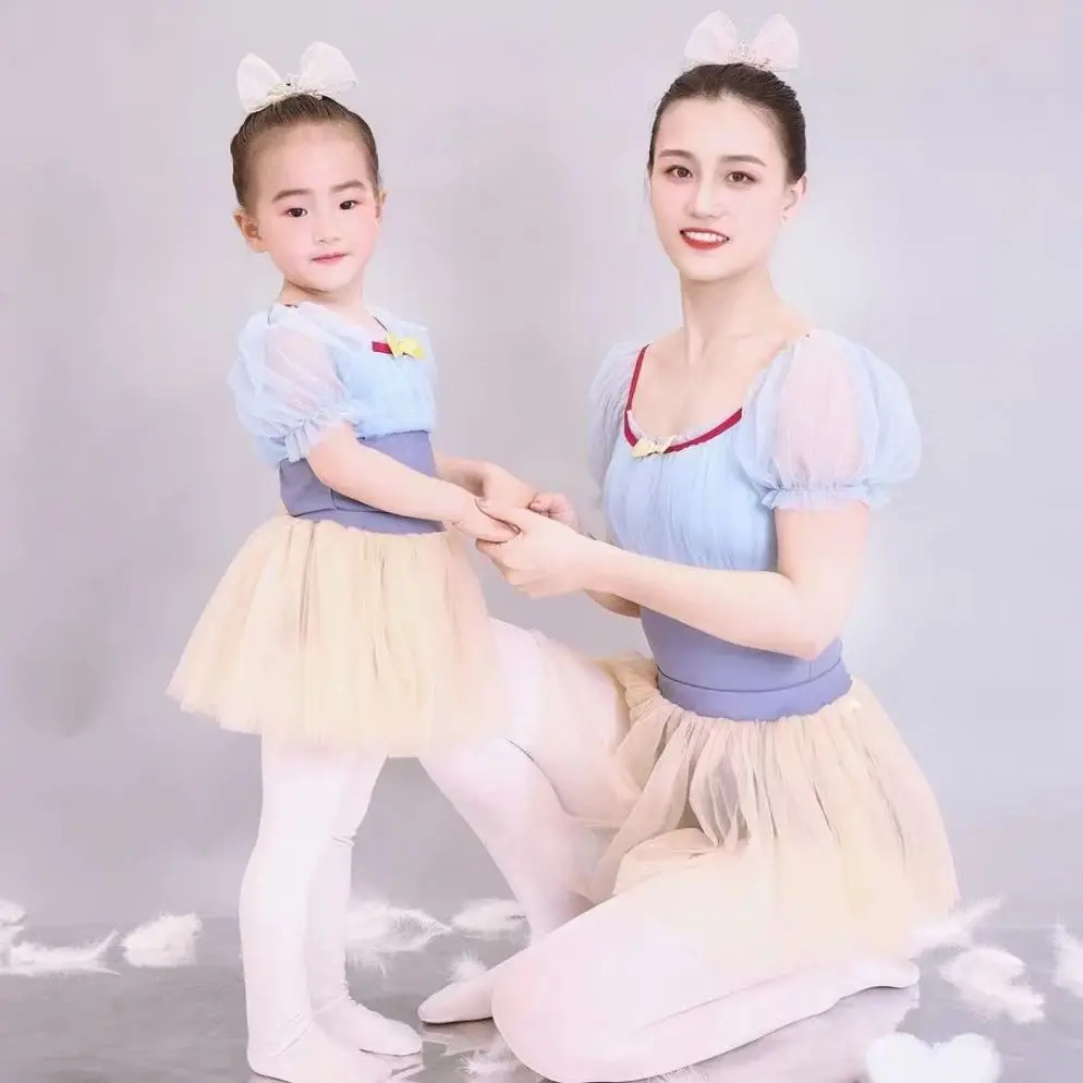 Gymnastic Costume Princess Style Children Girls Adults Yoga Dance Stage Performance Bowknot Color Contrasting Elegant Suits 2022
Gymnastic Costume Princess Style Children Girls Adults Yoga Dance Stage Performance Bowknot Color Contrasting Elegant Suits 2022