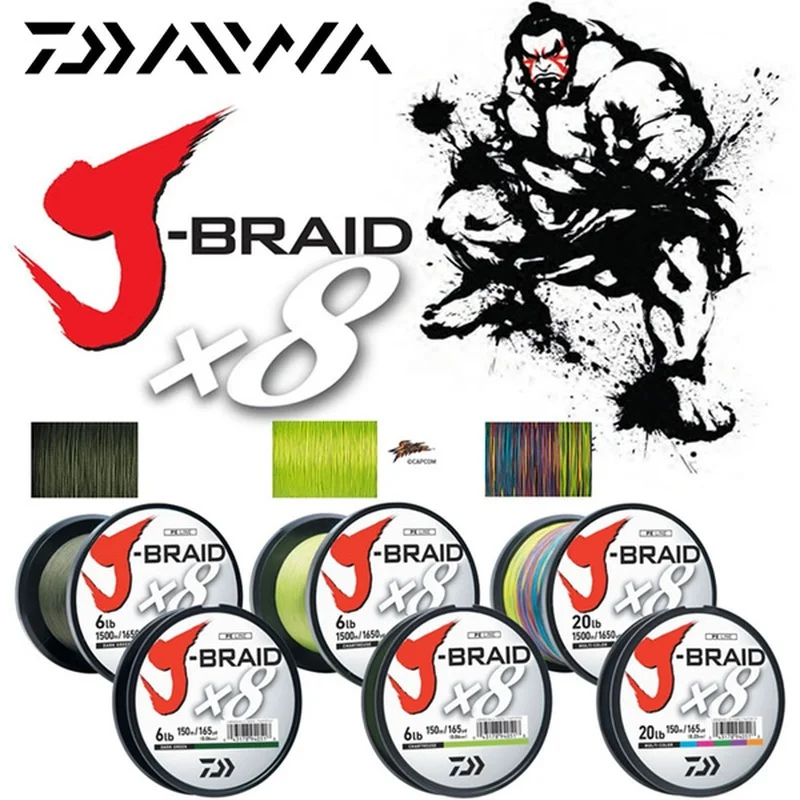 Daiwa Original 8 Braided Fishing Line Length 100M 10-60lb PE Line Fishing Tackle Braided Line Made in Japan Pesca
Daiwa Original 8 Braided Fishing Line Length 100M 10-60lb PE Line Fishing Tackle Braided Line Made in Japan Pesca