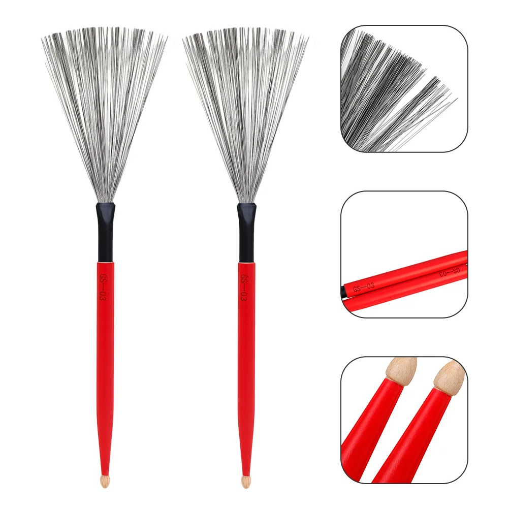 Drum Brush Brushes Set Wiredrums Accessory Carbon Steel Instrument Accessories Special Stick Jazz Professional
Drum Brush Brushes Set Wiredrums Accessory Carbon Steel Instrument Accessories Special Stick Jazz Professional