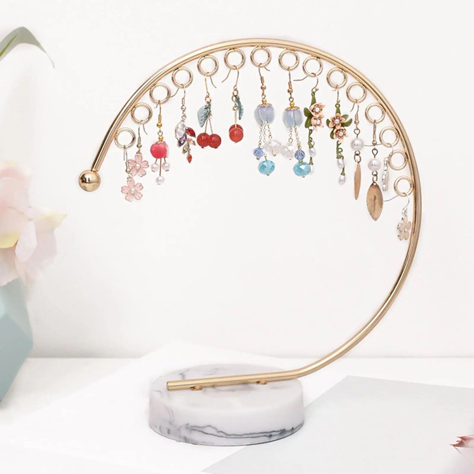 Fashion Earrings Stand Show Rack Woman Large Capacity Gift Props Storage for Tabletop Women Bathroom Display Bracelet
Fashion Earrings Stand Show Rack Woman Large Capacity Gift Props Storage for Tabletop Women Bathroom Display Bracelet